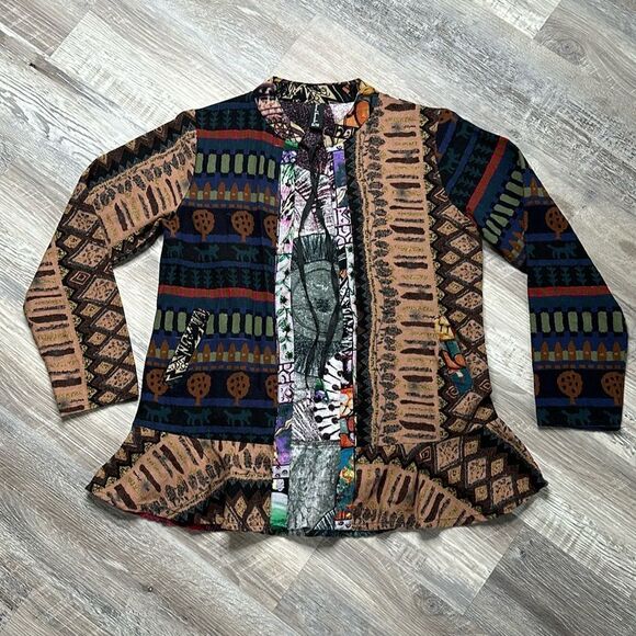 Sacred Threads Tops - Vintage Sacred Threads, size small, tie neck, pockets, like new! WA-1583